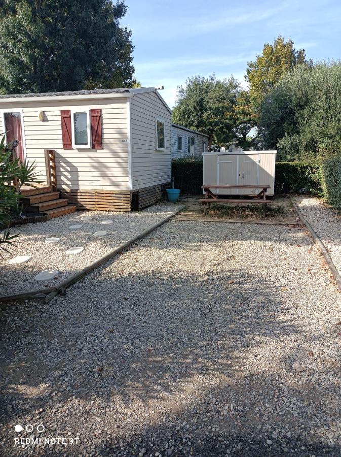 Grand Mobil Home 3Chbr 2Sdb Camping La Carabasse Vias Kültér fotó