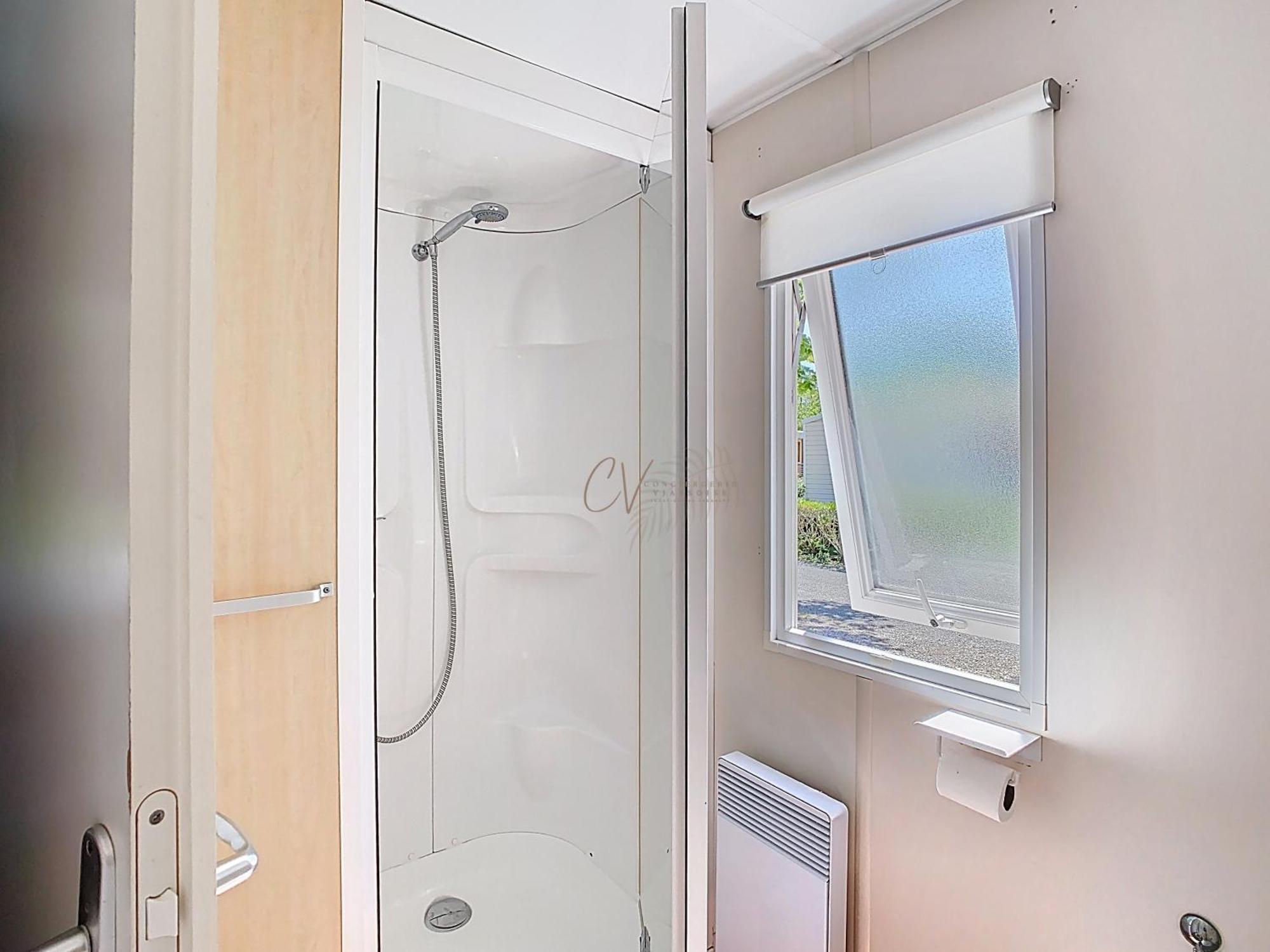 Grand Mobil Home 3Chbr 2Sdb Camping La Carabasse Vias Kültér fotó