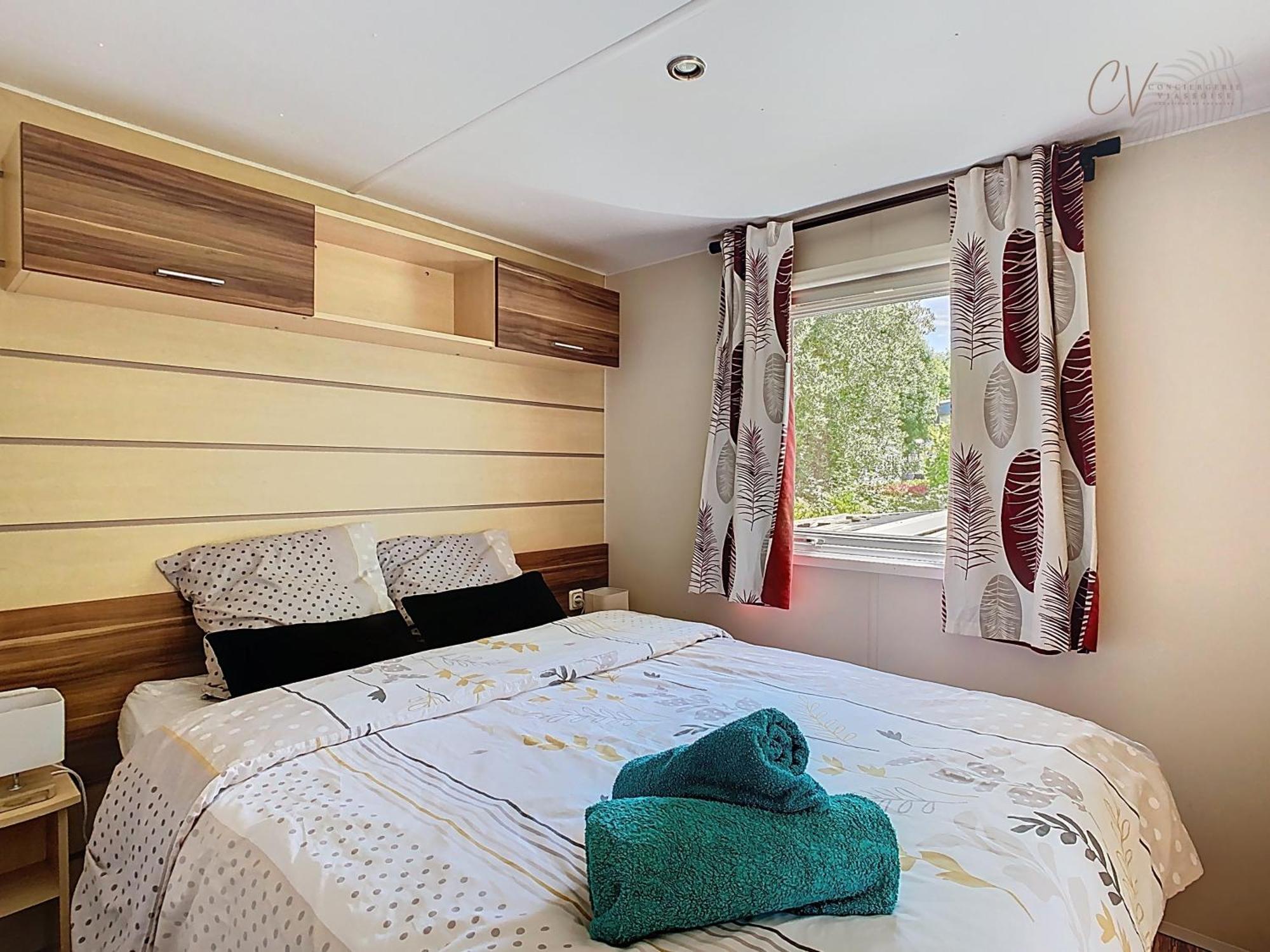 Grand Mobil Home 3Chbr 2Sdb Camping La Carabasse Vias Kültér fotó
